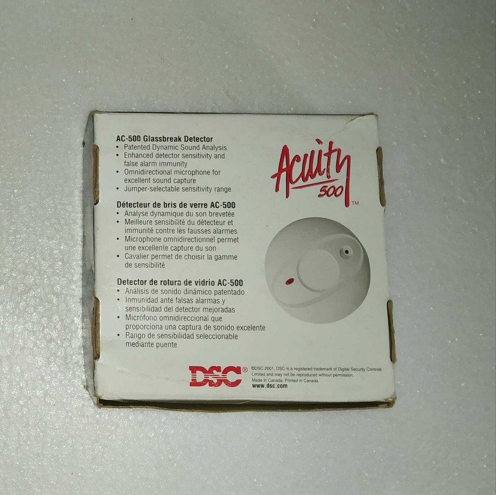 AC-500 DSC ACUITY 500 GLASSBREAK DETECTOR