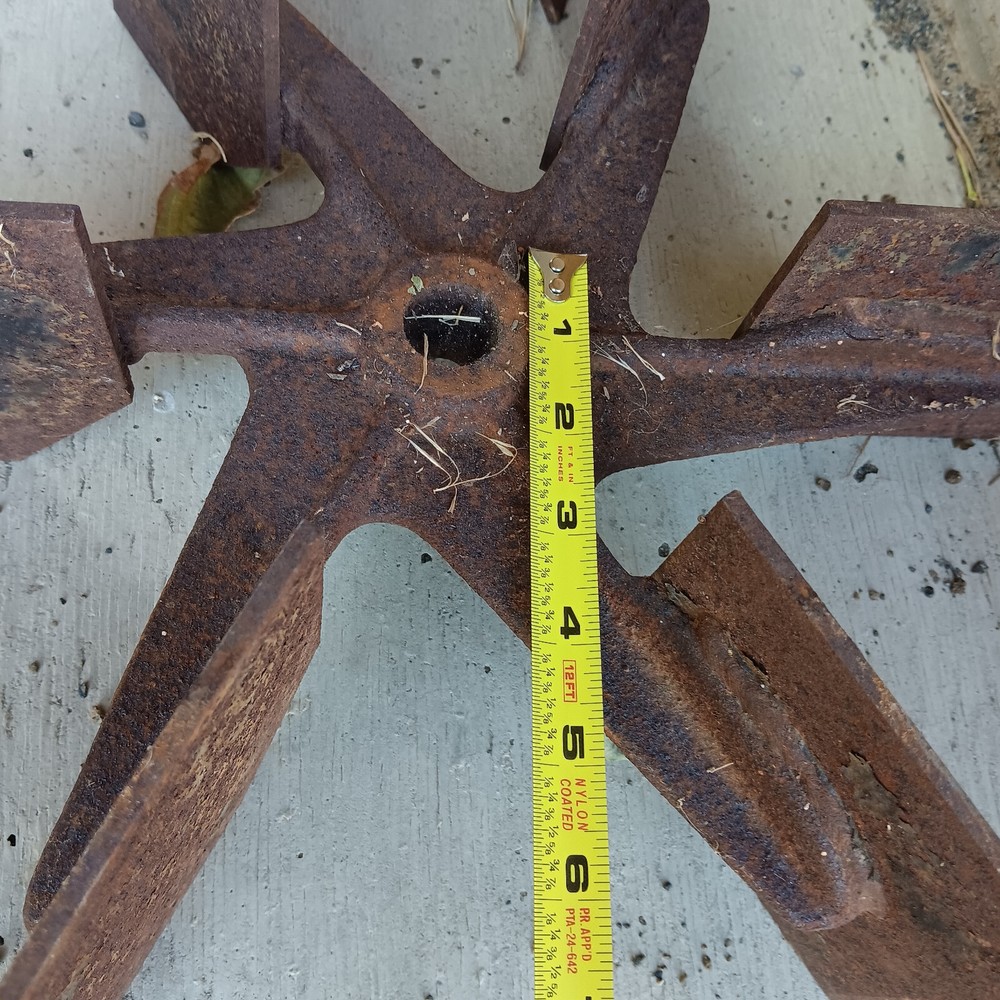 6 Blade radial fan wheel