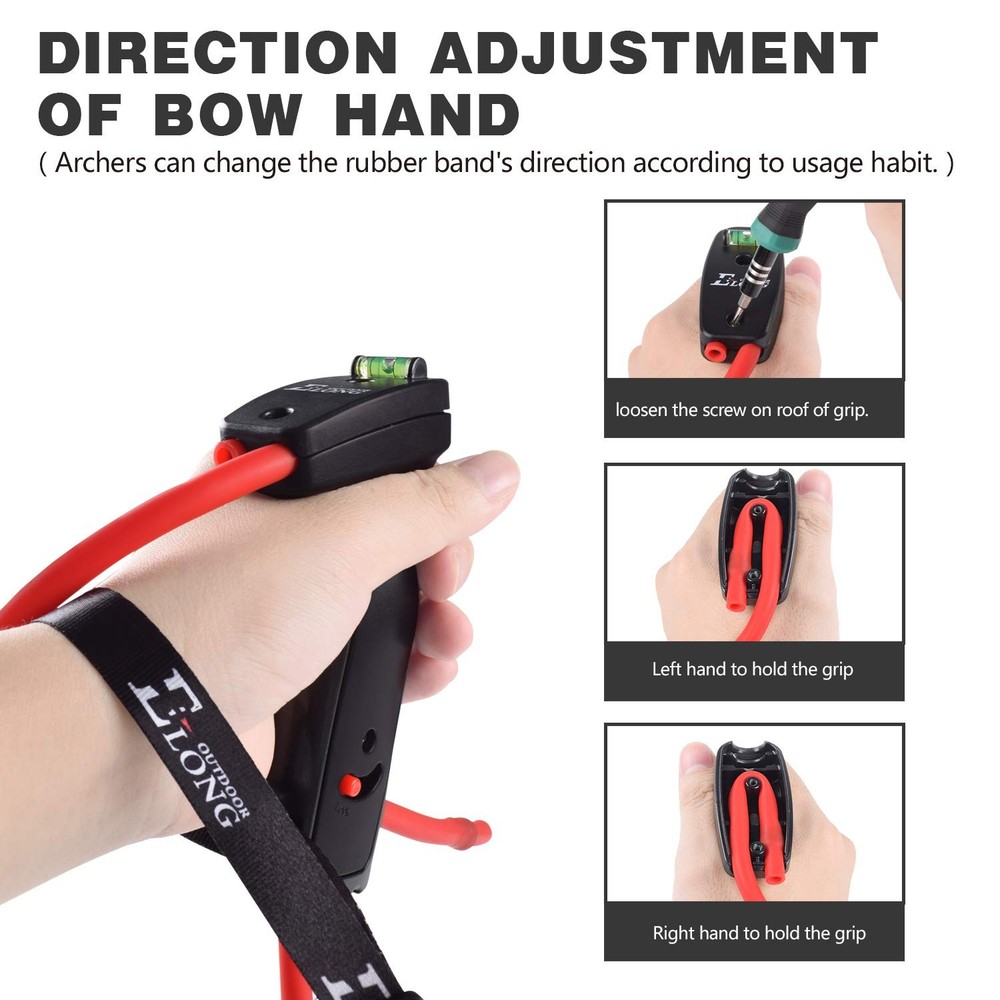 Elong Archery Bow Trainer Draw Training Aid Device Strength Stretch Black