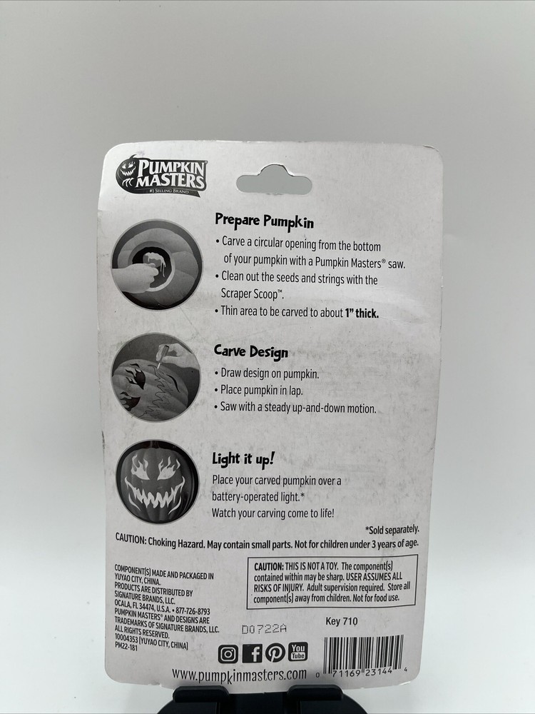 Pumpkin Masters Bare Bones Carving Tools