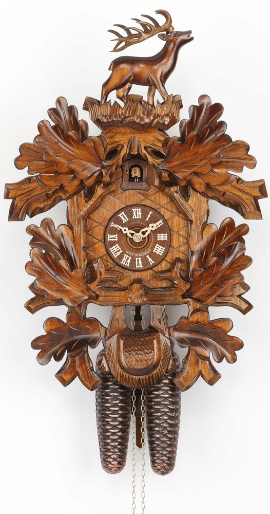 Cuckoo Clock Hunting Clock, standing deer KA 856 NEW