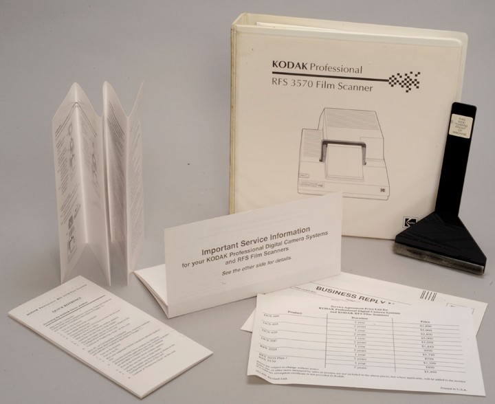 KODAK RFS 3570 SCANNER MANUAL & REFERENCE ITEMS