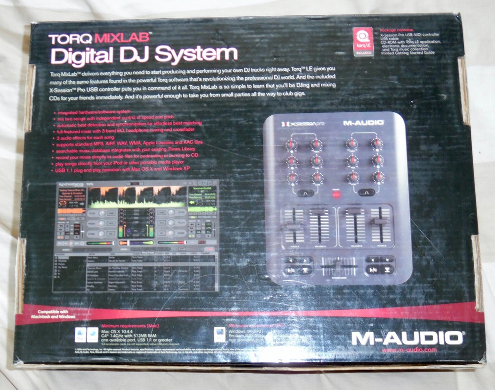 M-Audio Torq MixLab Digital DJ System