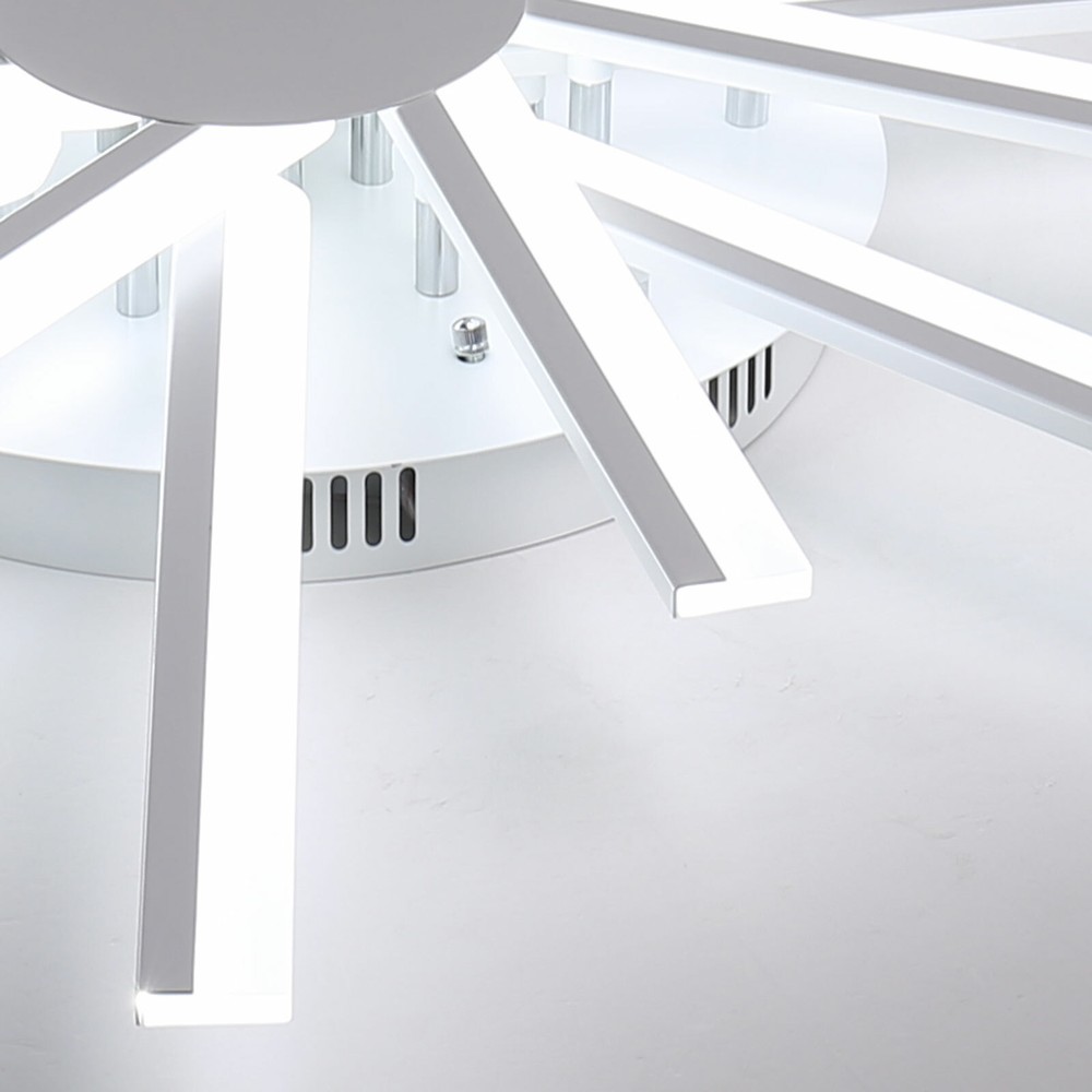 Modern Ceiling Light LED Dimmable Pendant Lamp w/Remote Controller & 12 Lights~~