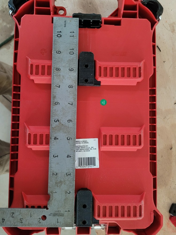 (2 Pack) Milwaukee Packout Storage Cleat Wall Mount - Hanger - Hook