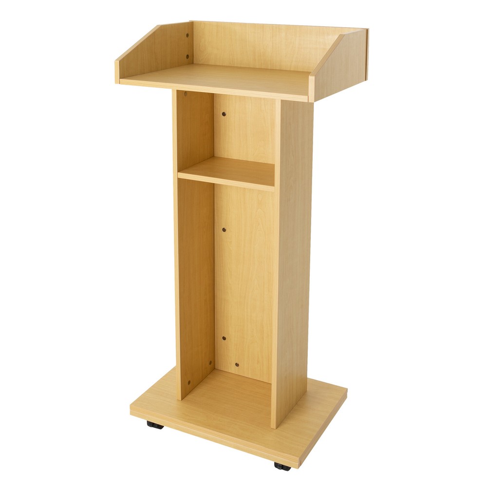Portable Mobile Presentation Stand with Storage for Classroom and Office US