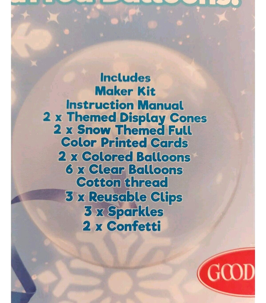 StuffALoons Snowglobe Maker Value Kit "Penguin" Create Your Own Stuffed Balloons