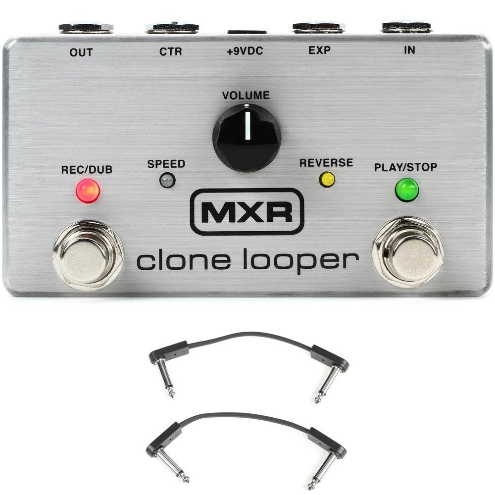 MXR Clone Looper Pedal with EBS Patch Cables