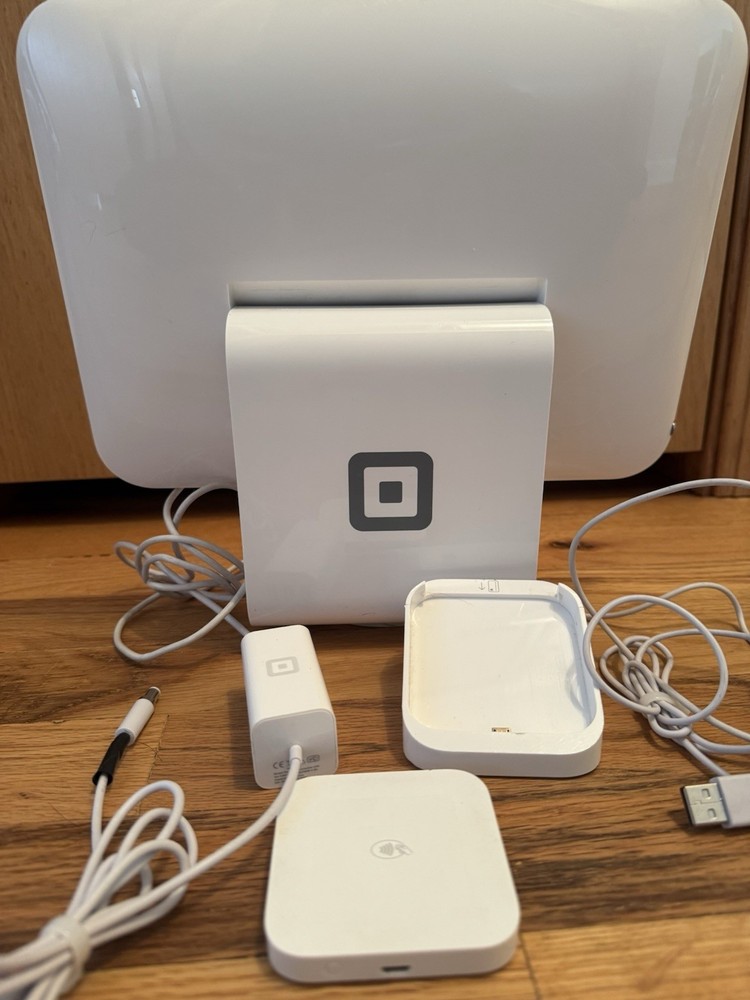 Square POS Terminal Stand White