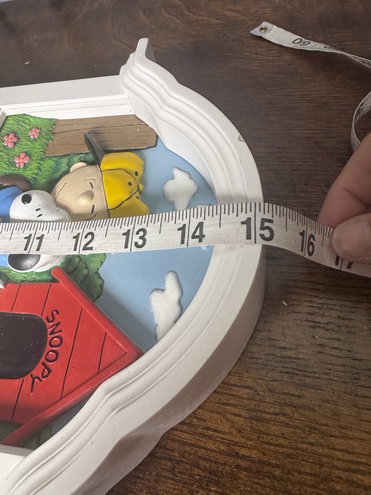 Peanuts Danbury Mint The Snoopy Collector Clock 2003 Works