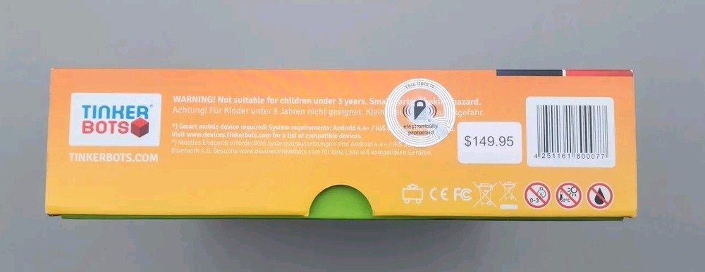 KINEMATICS Tinkerbots My first Robot Set multi-colored modular system