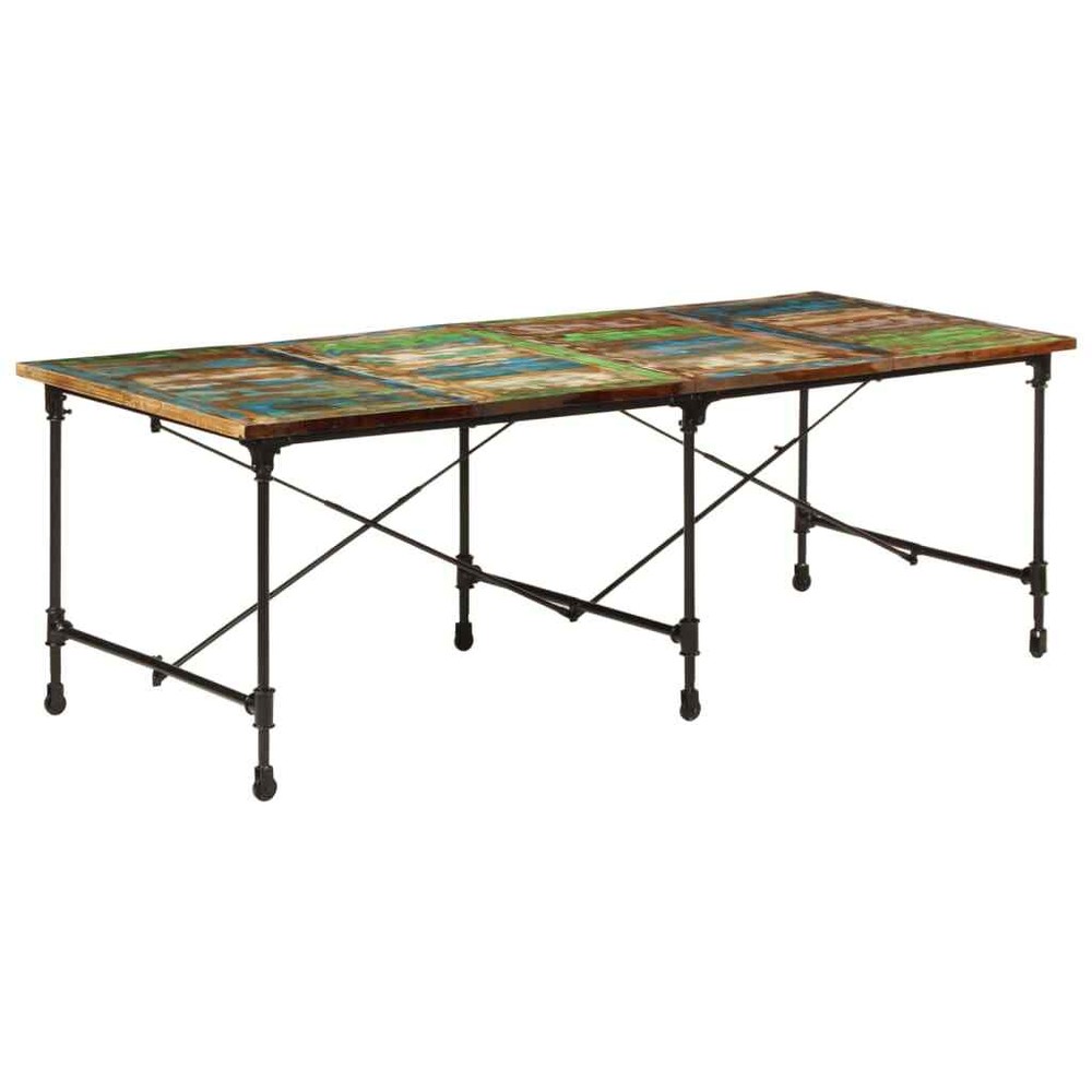 Dining Table Kitchen Table Home Dining Room Table Solid Reclaimed Wood vidaXL