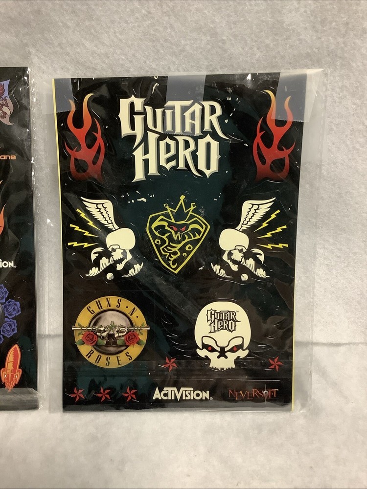 Guitar Hero Stickers
