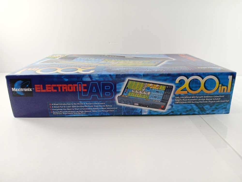 Maxitronix ELECTRONIC LEARNING LAB With 200 Educational Wiring Projects COMPLETE