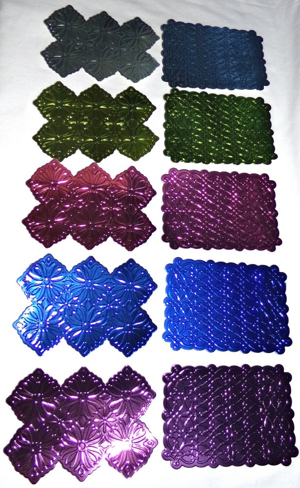 Birthday Layer Cut Emboss Folders Frames using Mirror Metallic Handmade Die Cuts