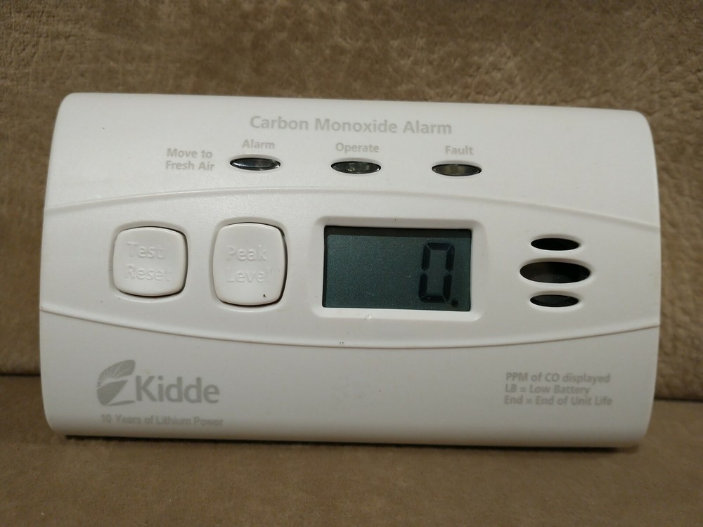Kidde Carbon Monoxide Detector Digital Display 10 Yr Lithium Battery