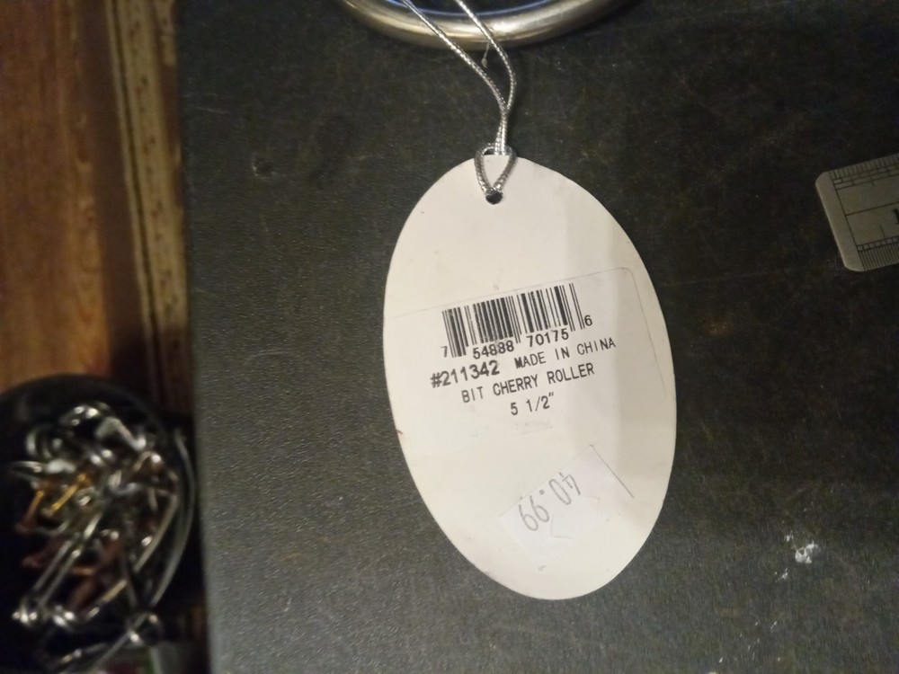 New Loose ring Snaffle Bit stainless rollers 5 1/2 in mouth cherry roller