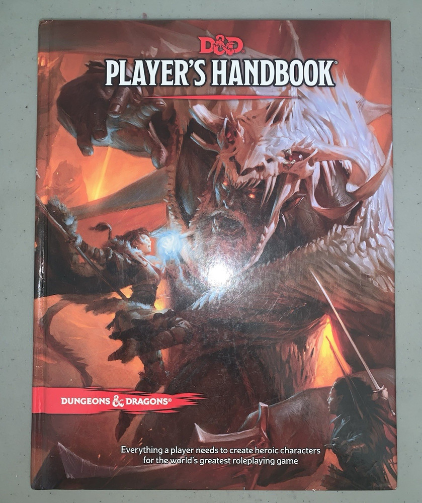 Dungeons & Dragons Player’s Handbook Hardcover 5e D&D Core Rulebook