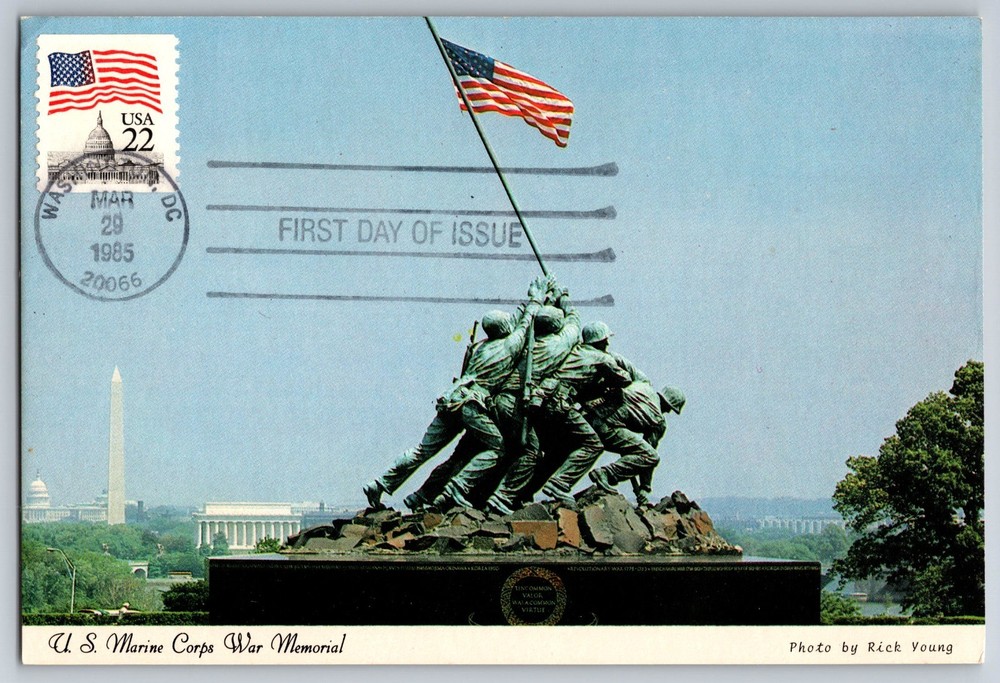 #2114Flag Over Capitol FDC Maxi Card