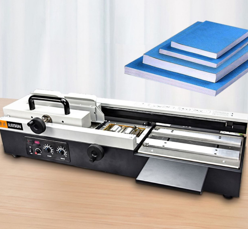 Semi-automatic Digital 320mm Desktop Perfect Binding Machine Book Binder