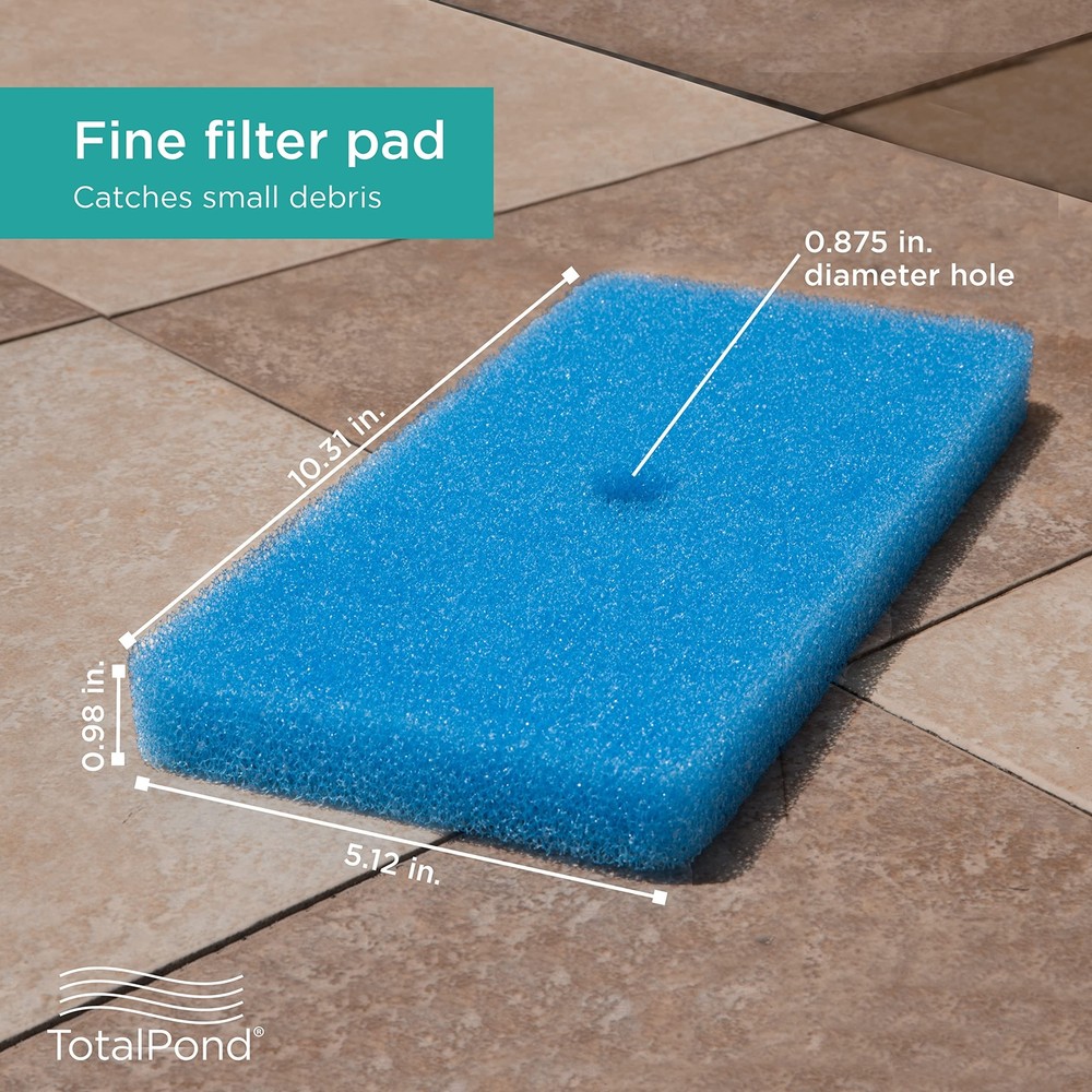 TotalPond Replacement Filter Pads for The Universal Pump Filter Box (MF13010)...