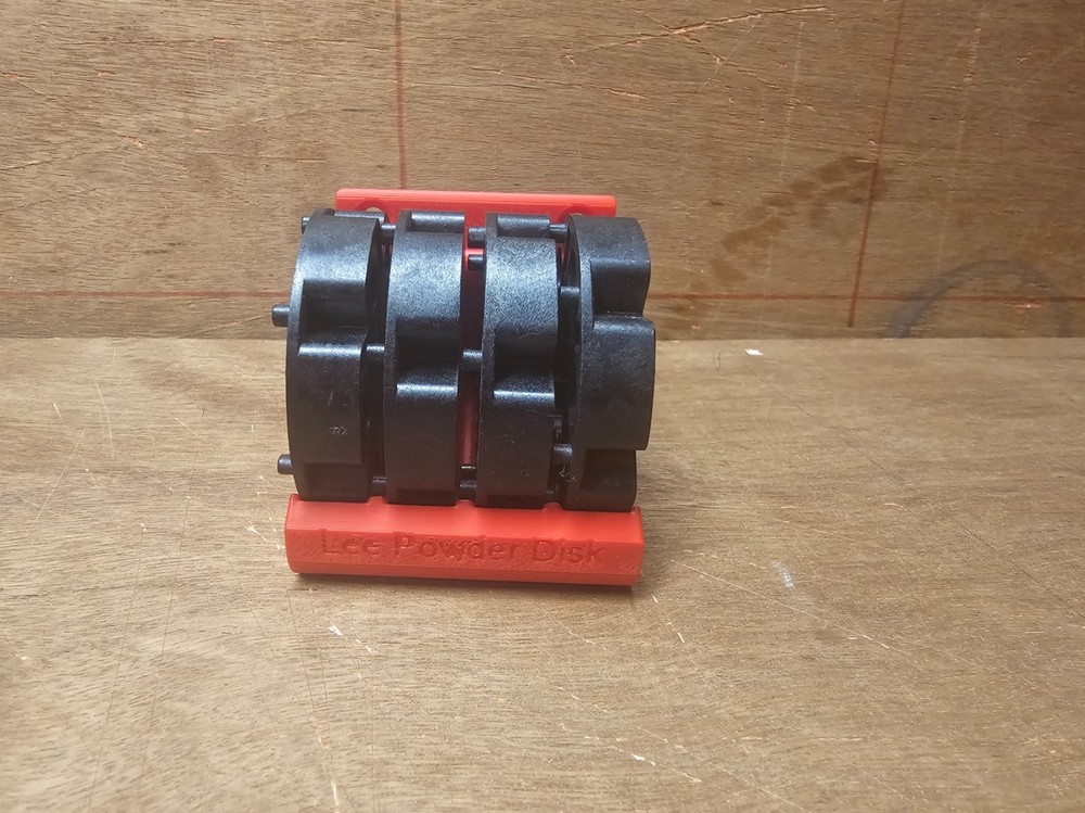 Rack for Lee Reloading Black 4 Piece Lee Disk Auto Disk Powder Measure Disks