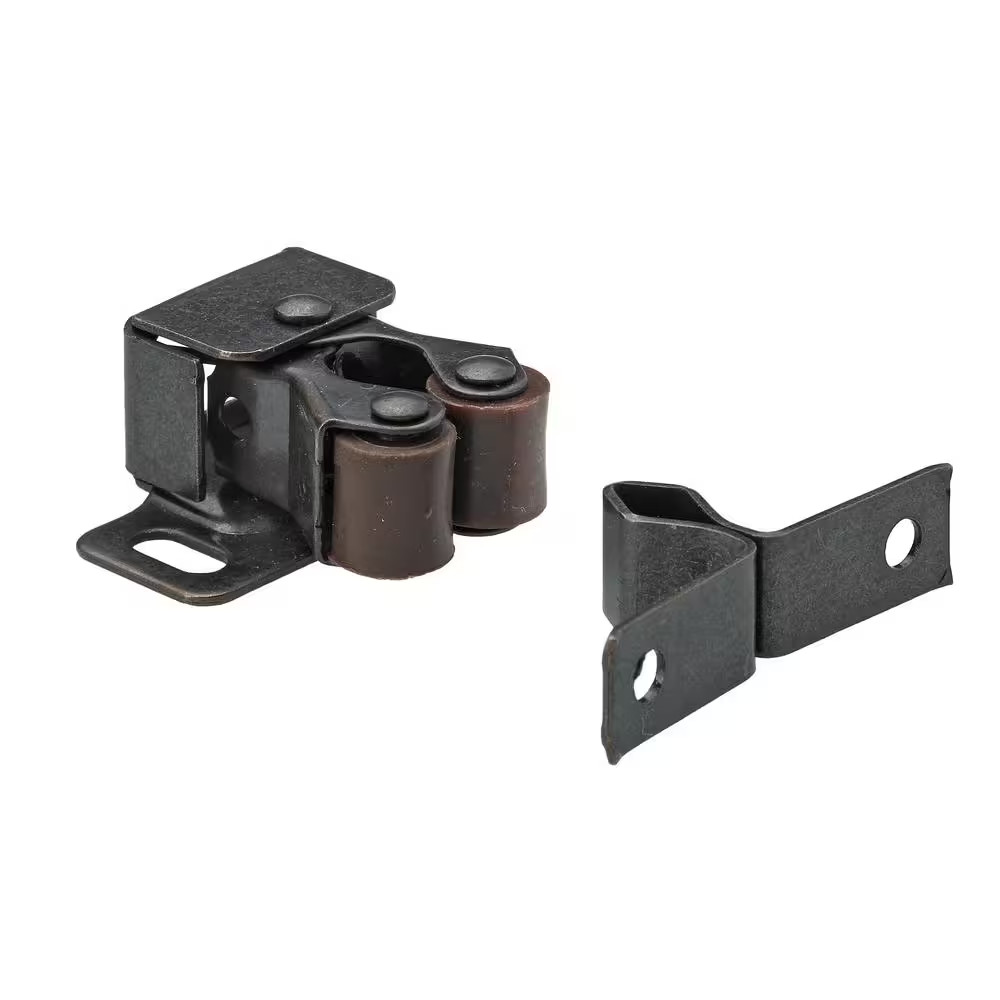 Double Roller Door Catch,Bronzed Antique (50-Pack)