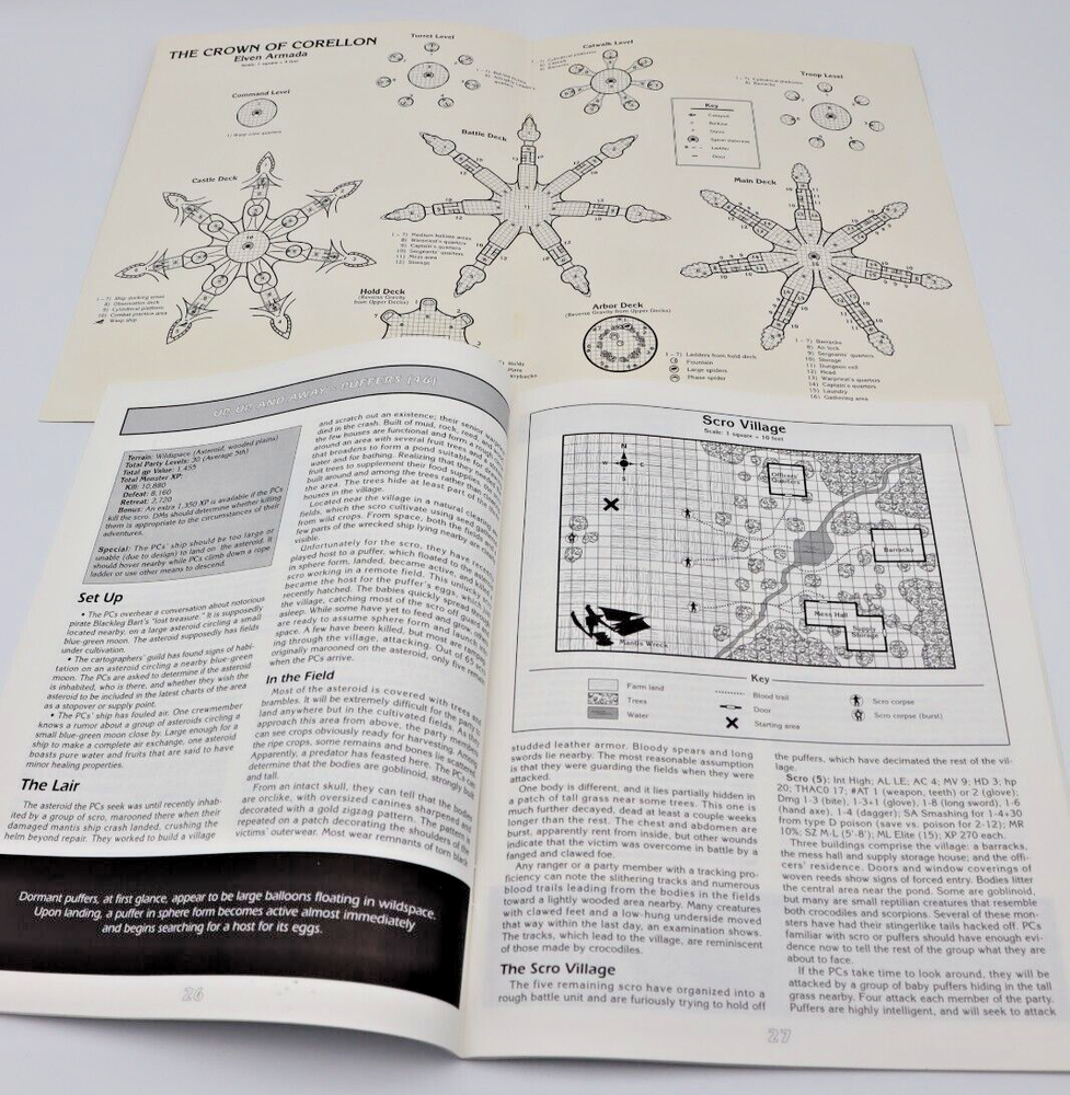 Spelljammer SJR8 Space Lairs Advanced Dungeons & Dragons 2nd Edition Module