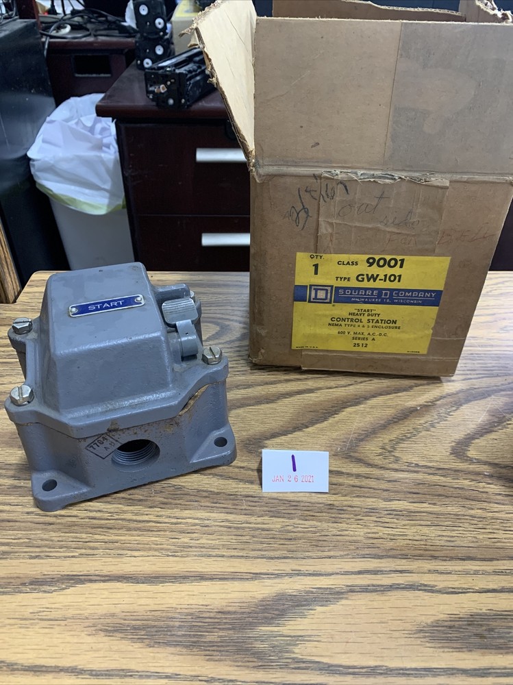SQUARE D 9001-GW-101 CONTROL STATION