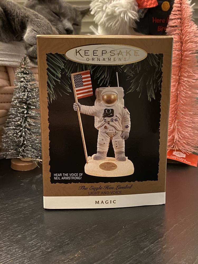1994 Hallmark Keepsake, The Eagle Has Landed Ornaments.