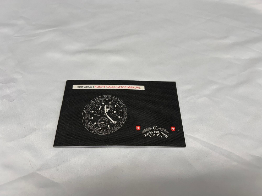Swiss Military Flight Calculator Manual