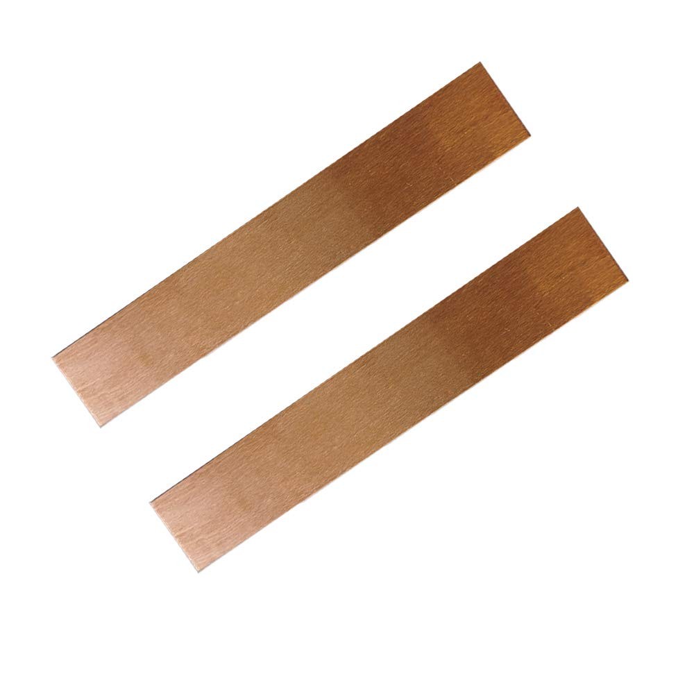 2Pcs Pure Copper Anode Sheet 99.95% for Electroplating