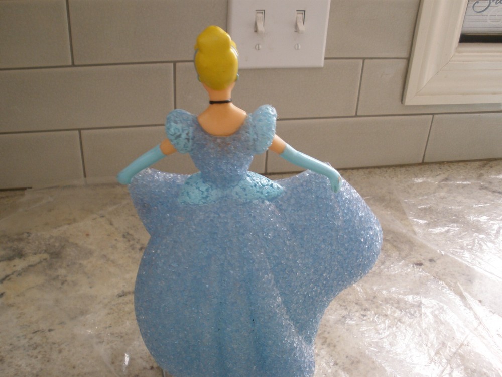 Melted Popcorn Cinderella Light WORKS 11" Tall