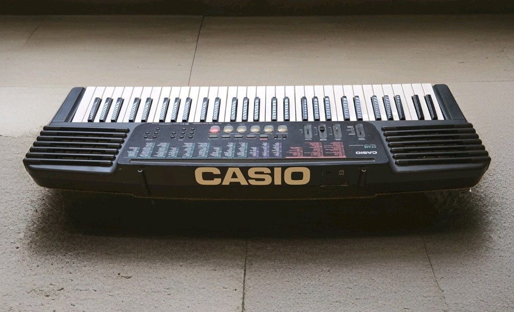 Vintage Casio CT-648 61-Key Keyboard Pulse Code Modulation w/Power Cord *WORKS*