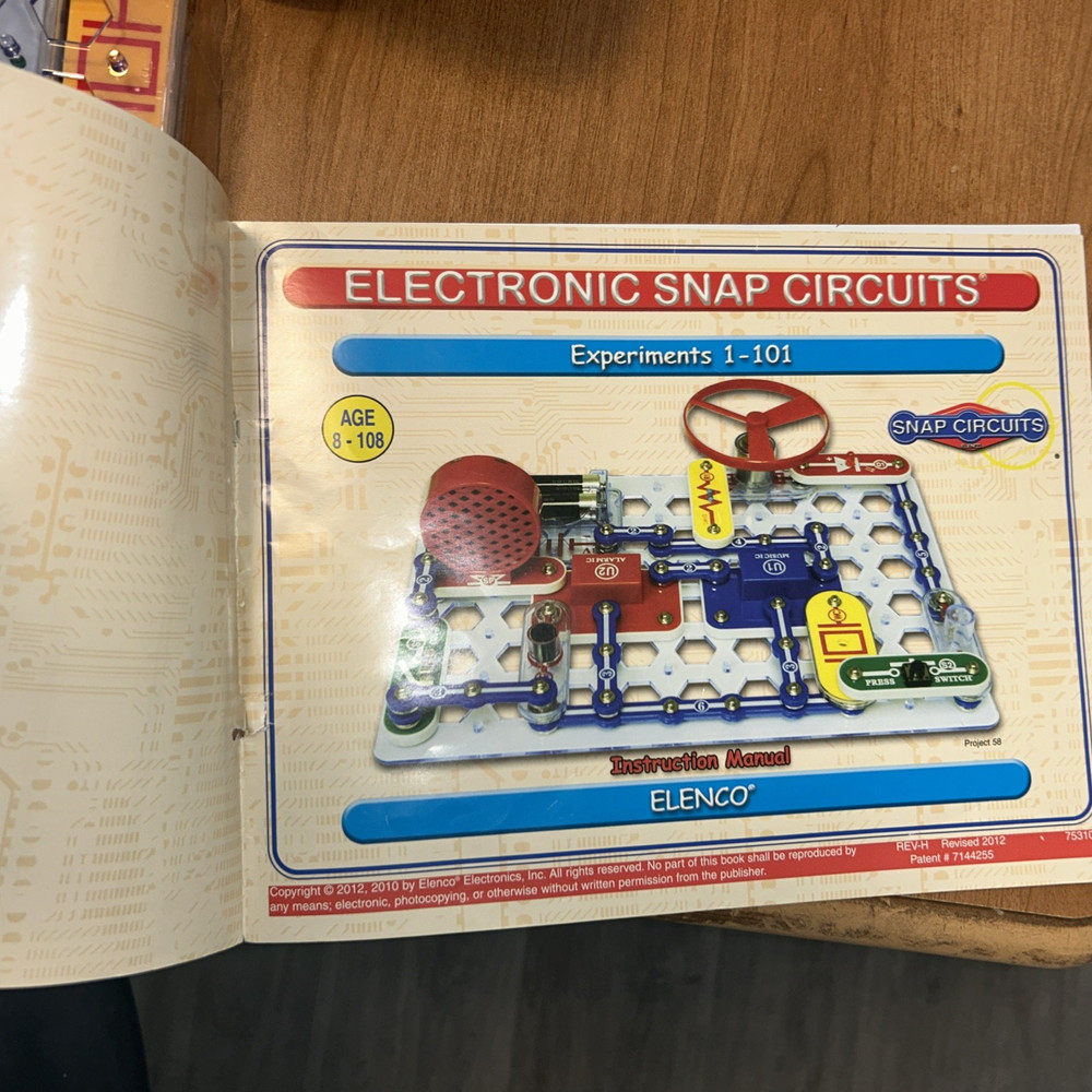 Elenco Snap Circuits Jr. SC-100 Open Box