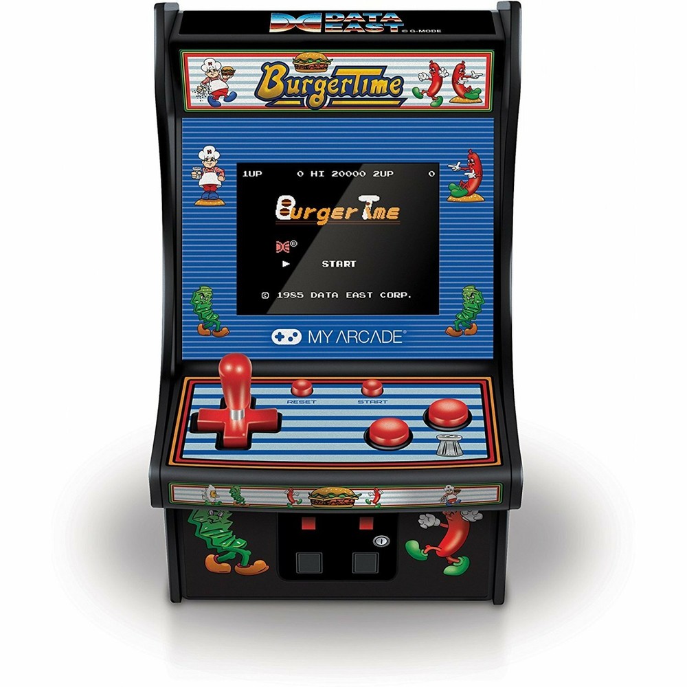 Burger Time Real Mini Cabinet Original My Arcade Retrogaming Data Working!