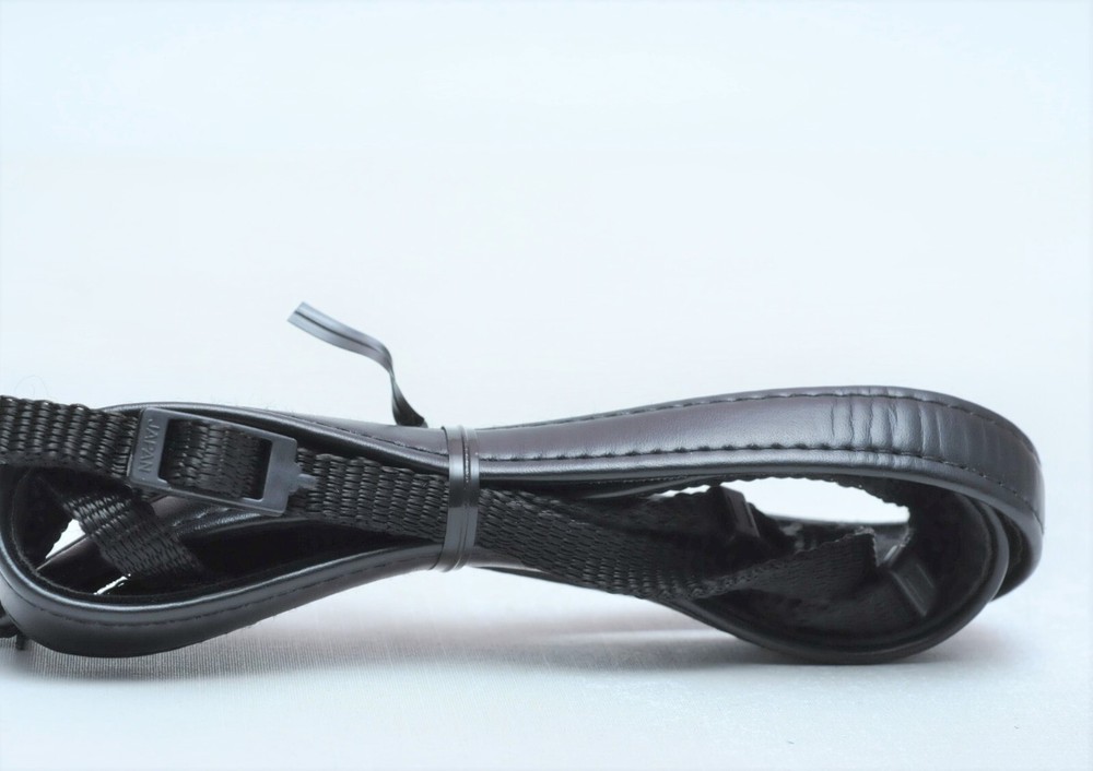 Contax G1/2 Black Slim Calf Leather Strap