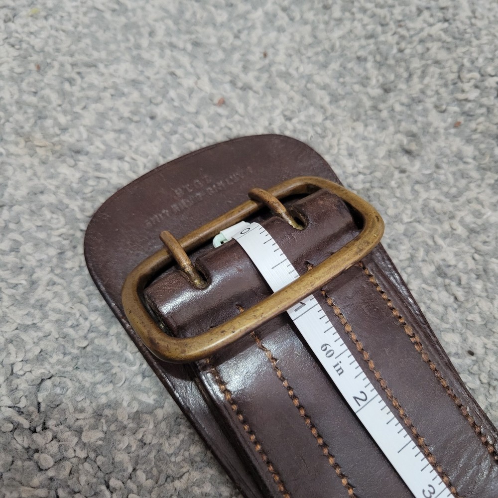 WW1 - NAMED 1916 DATED - SAM BROWNE BELT - DOUBLE STRAP - BRITISH ARMY FROG