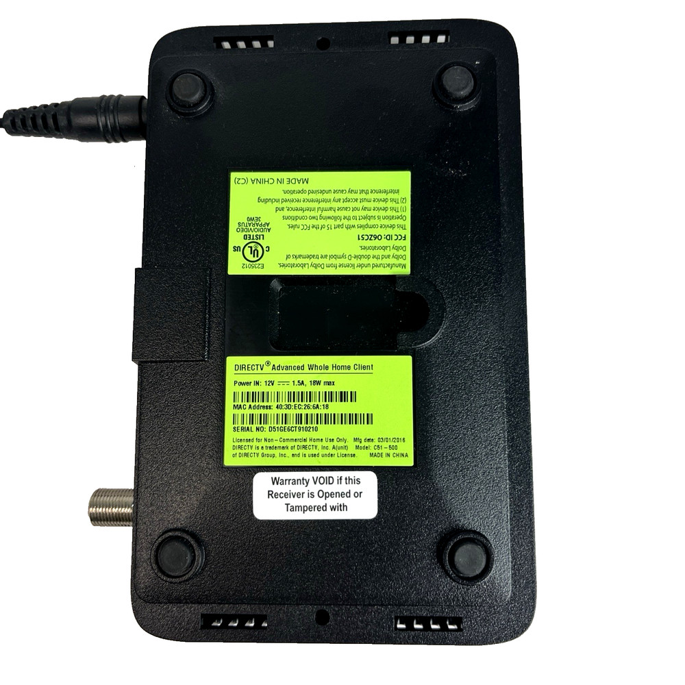 DirectTV Advanced Whole Home Client w Power Adapter