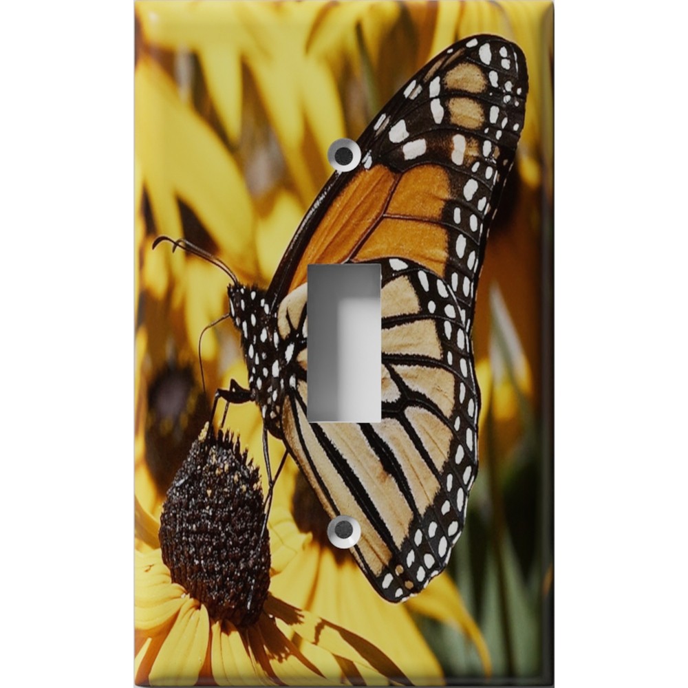 Monarch Butterfly Decorative Light Switch Plate Cover Outlet Wall Plate