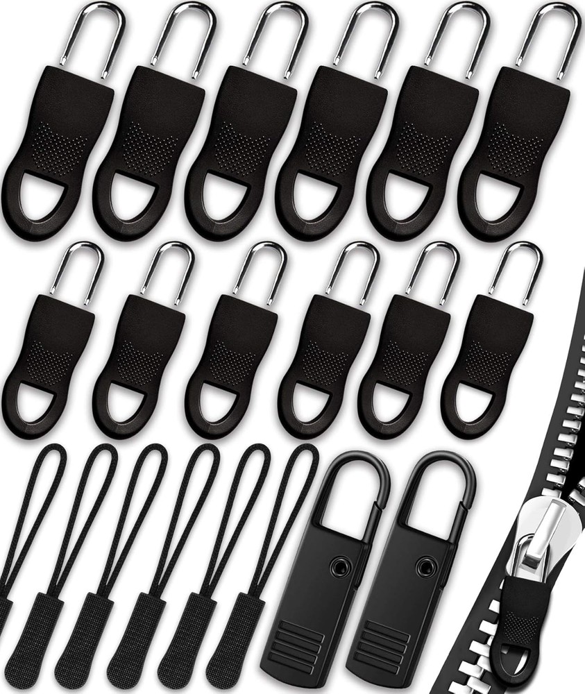 Zipper Pull, Universal Zipper Pull Replacement, Broken Replacement Zippers Pu...