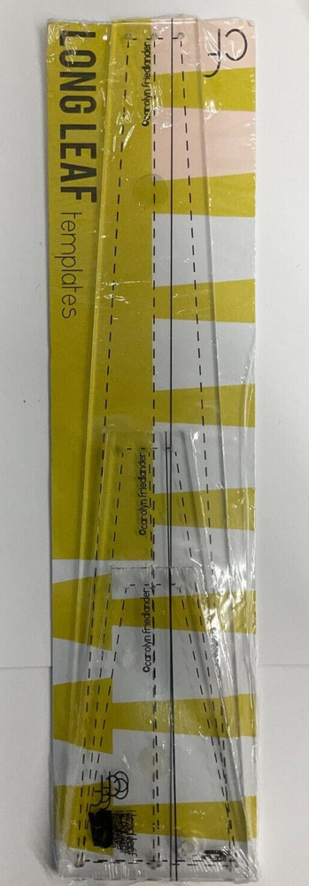 CAROLYN FRIEDLANDER #CF2007 LONG LEAF TEMPLATES - 3 SIZES