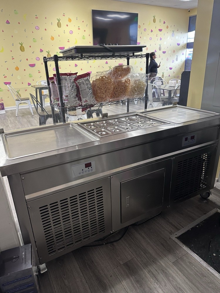 Double Rolled Ice Cream Machine