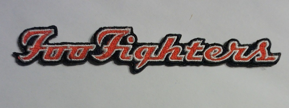 Foo Fighters Stickers (2) and Patch (1) lot