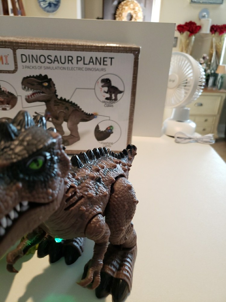 Dinosaurs 2 Pack Simulation Electric Dinosaurs New Walking