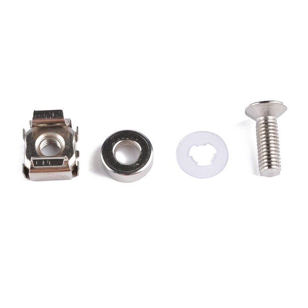 10pcs M5 Mounting Screws& Cage Nuts For Server Network AV Rackmount Equipment