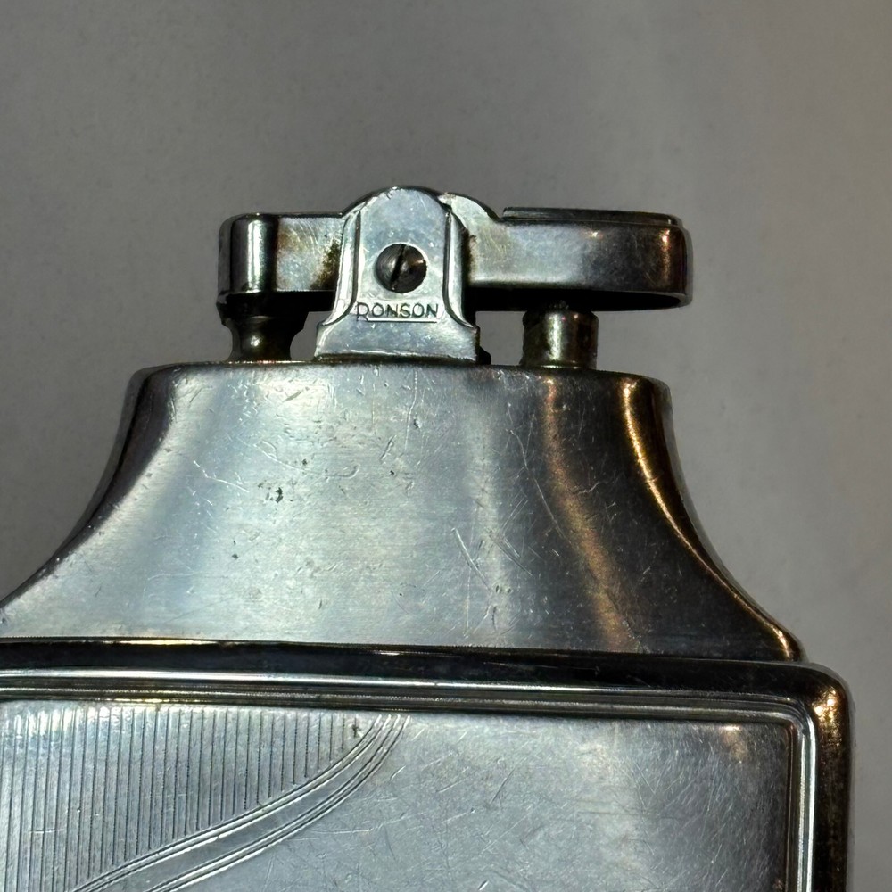 Vtg Ronson Mastercase Lighter Cigarette Case Combo