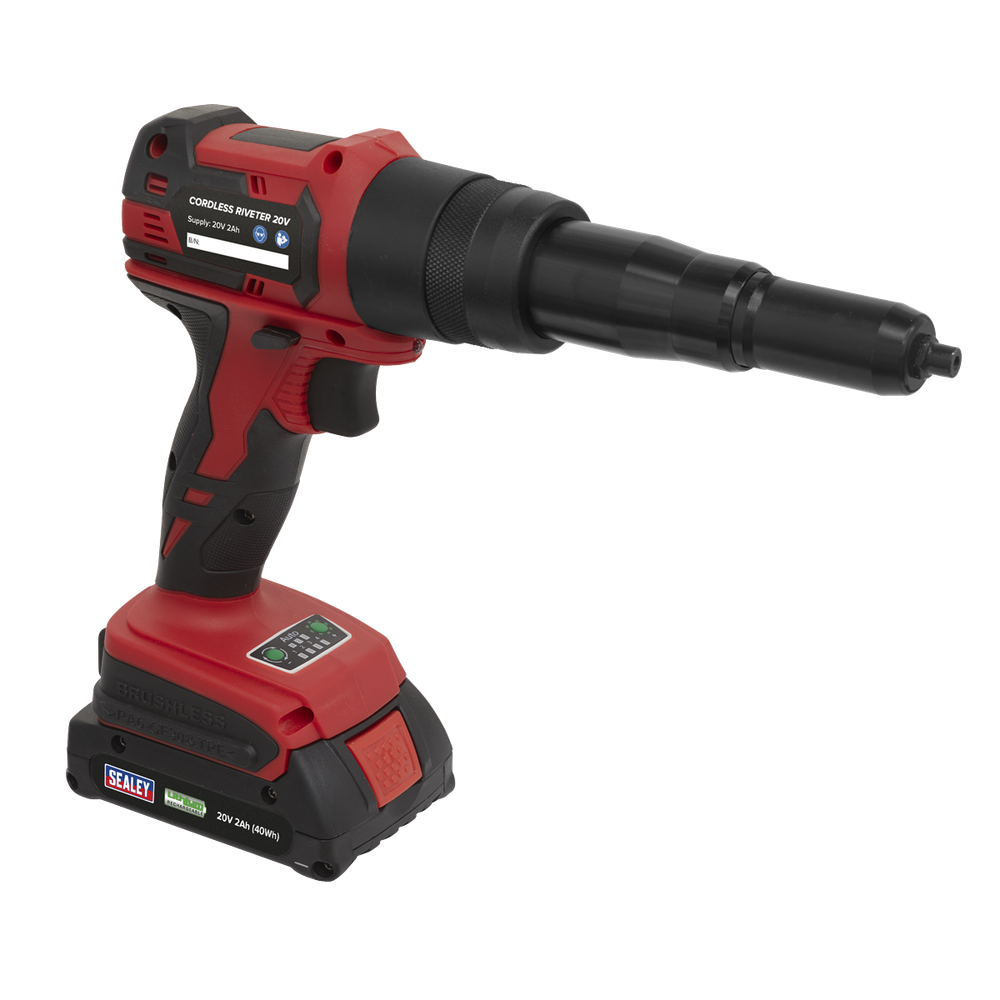 STP23 Sealey CP314 Cordless Riveter 20V 2Ah Lithium-ion