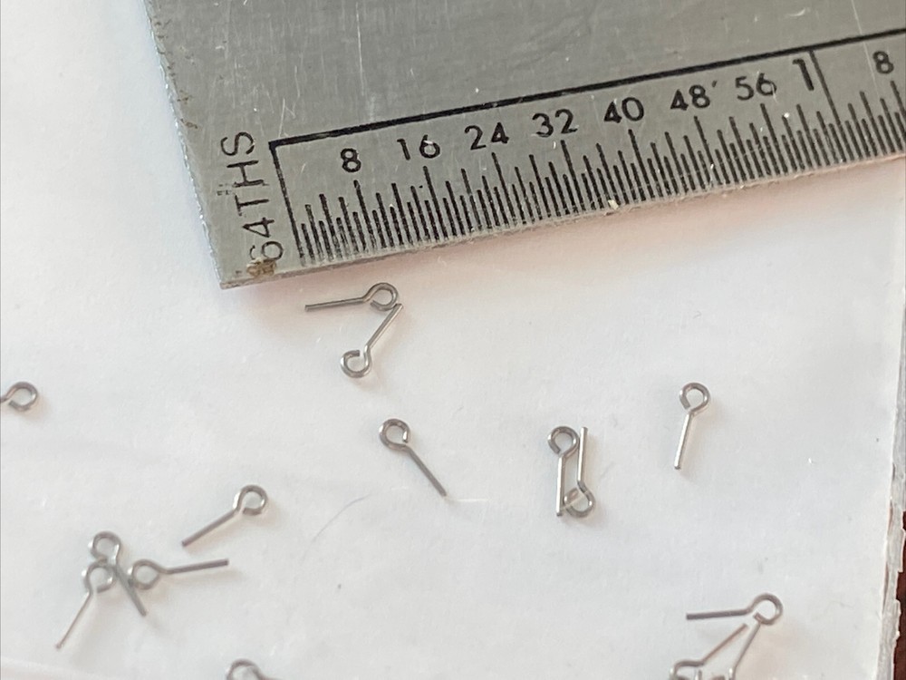 Cal Scale HO Lift Rings .012in Wire pkg(20) 501