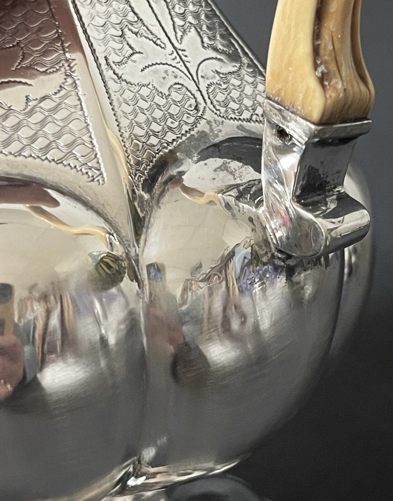 Original Antique 1863 Austrian Christian Sander SIlver (13 Loth) Pitcher
